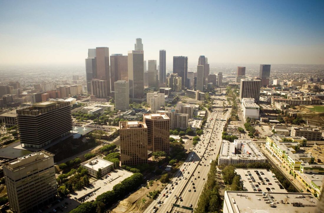 an image of  LA landscape  