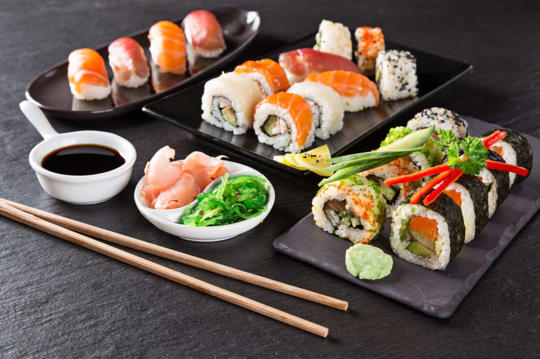 The best cross country movers will help you taste delicious sushi, in Washington DC's restaurants