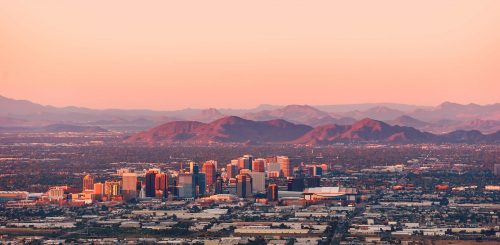 Phoenix Arizona area view