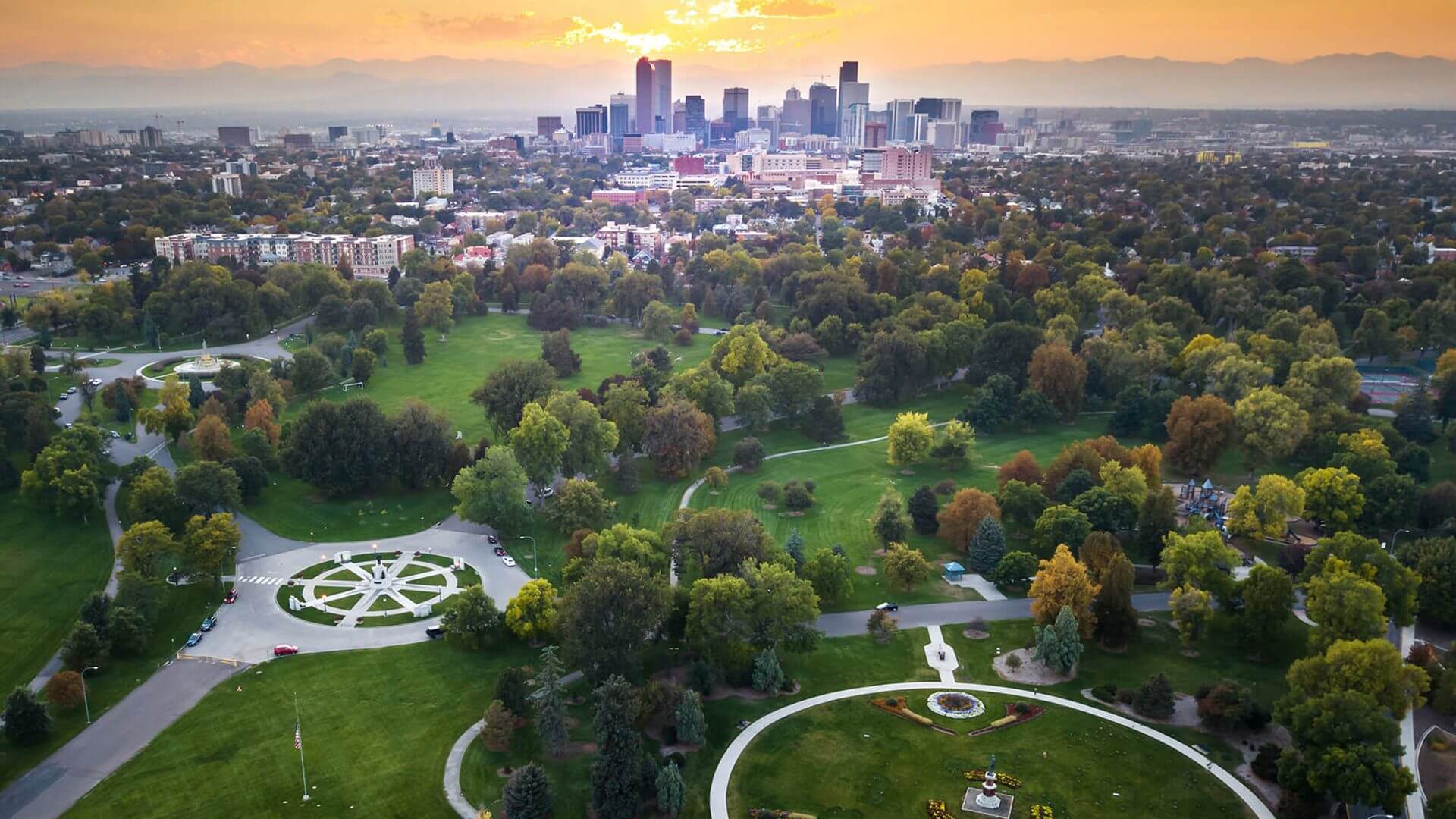 Denver panoramic view