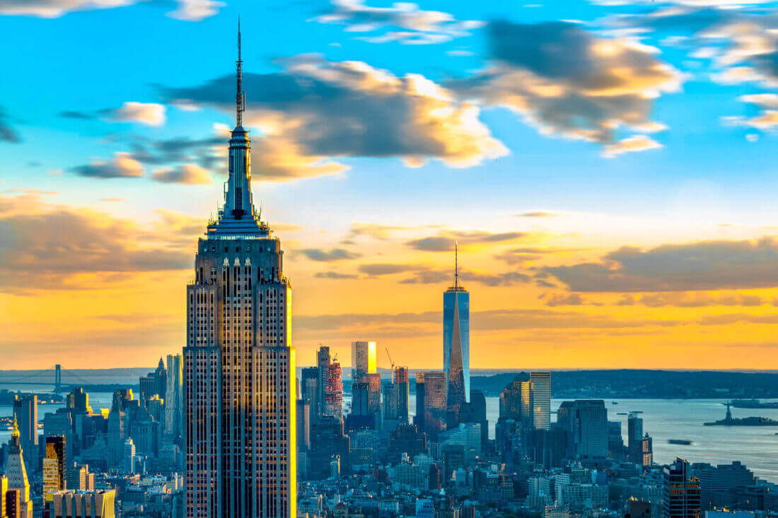 If you move cross country to New York, you can visit the city's tallest buildings