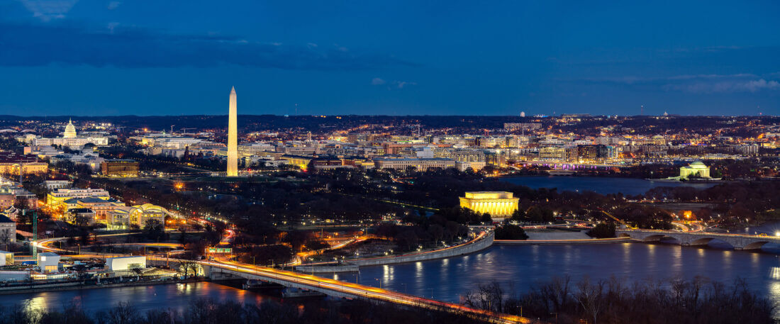 If you move long distance to Washington DC, you can enjoy city's amenities during the night