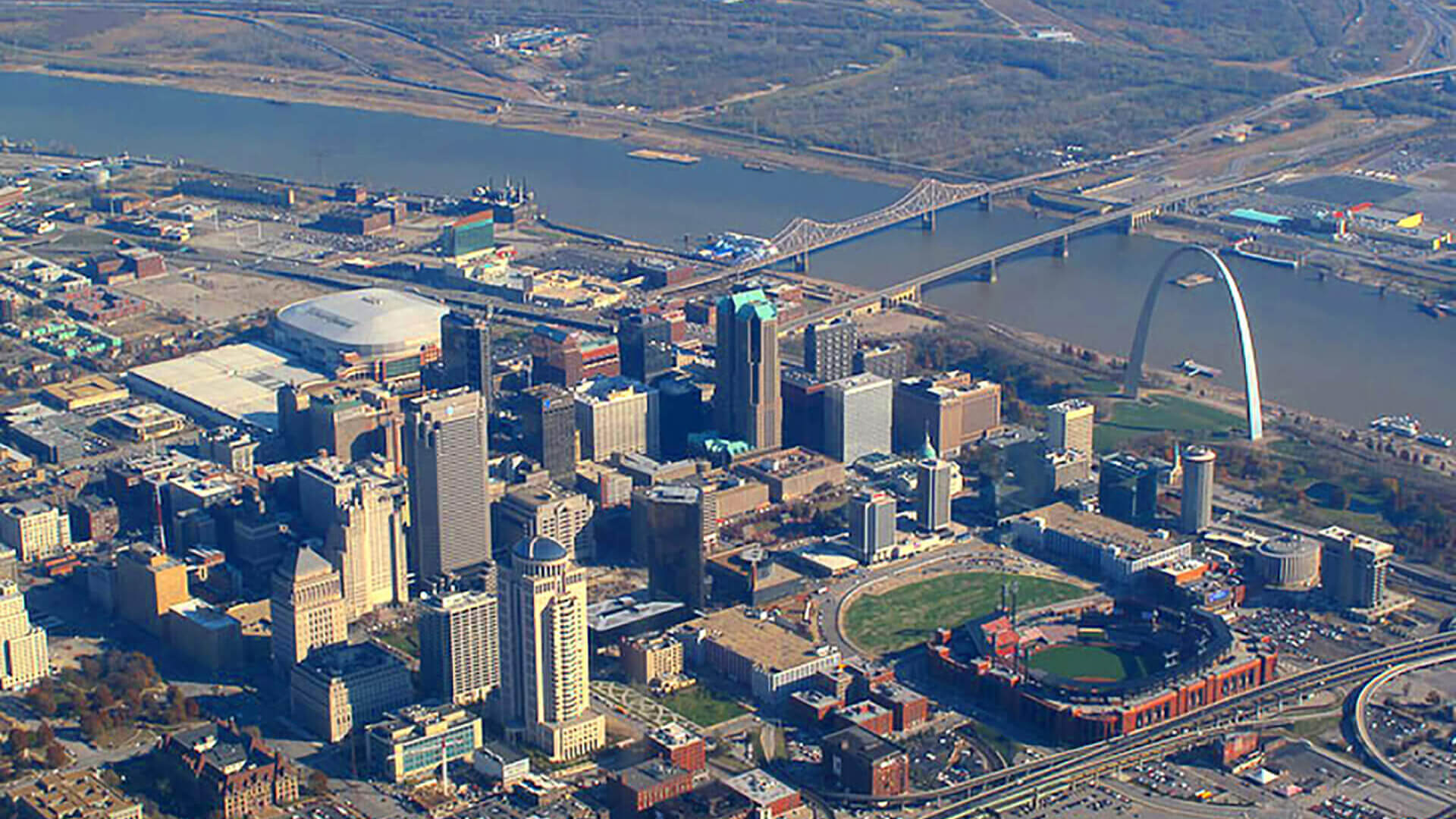 Aerial view of St.Louis