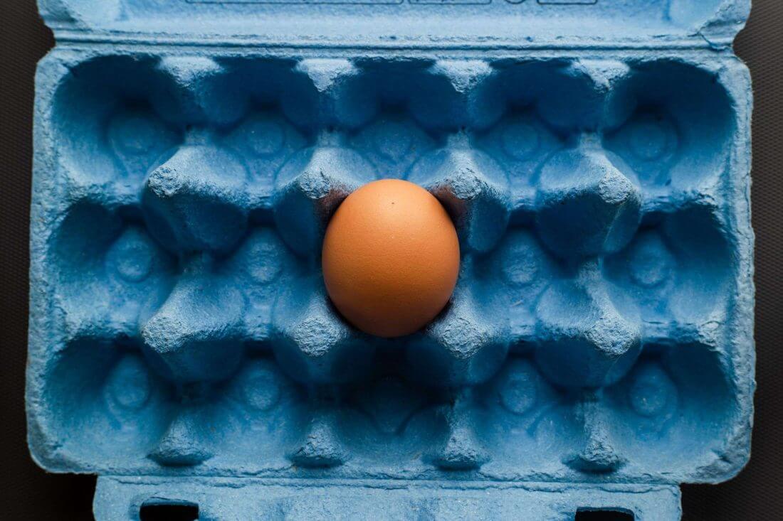 An egg carton