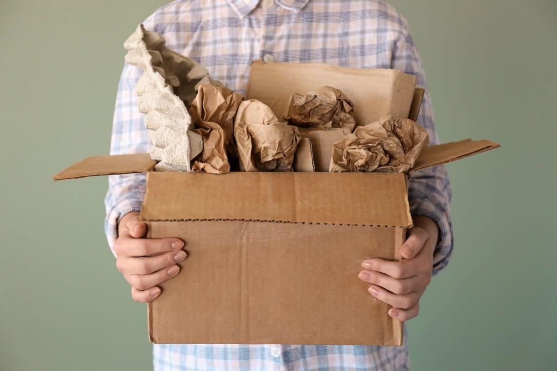 When moving long distance, use a cardboard for packing