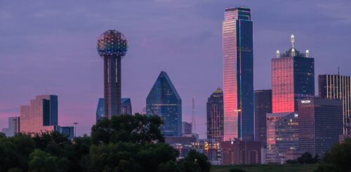 Moving to Dallas to enjoy Skyline at sunset