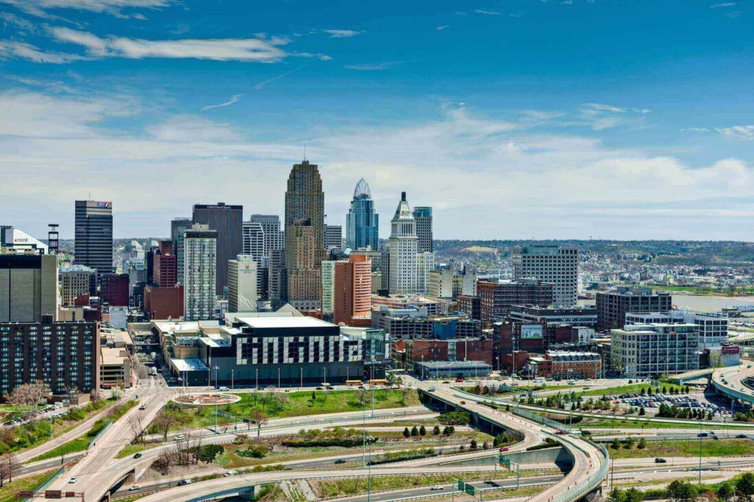 A photo of Cincinnati city