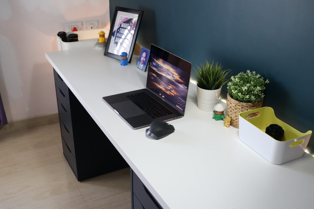A working desk