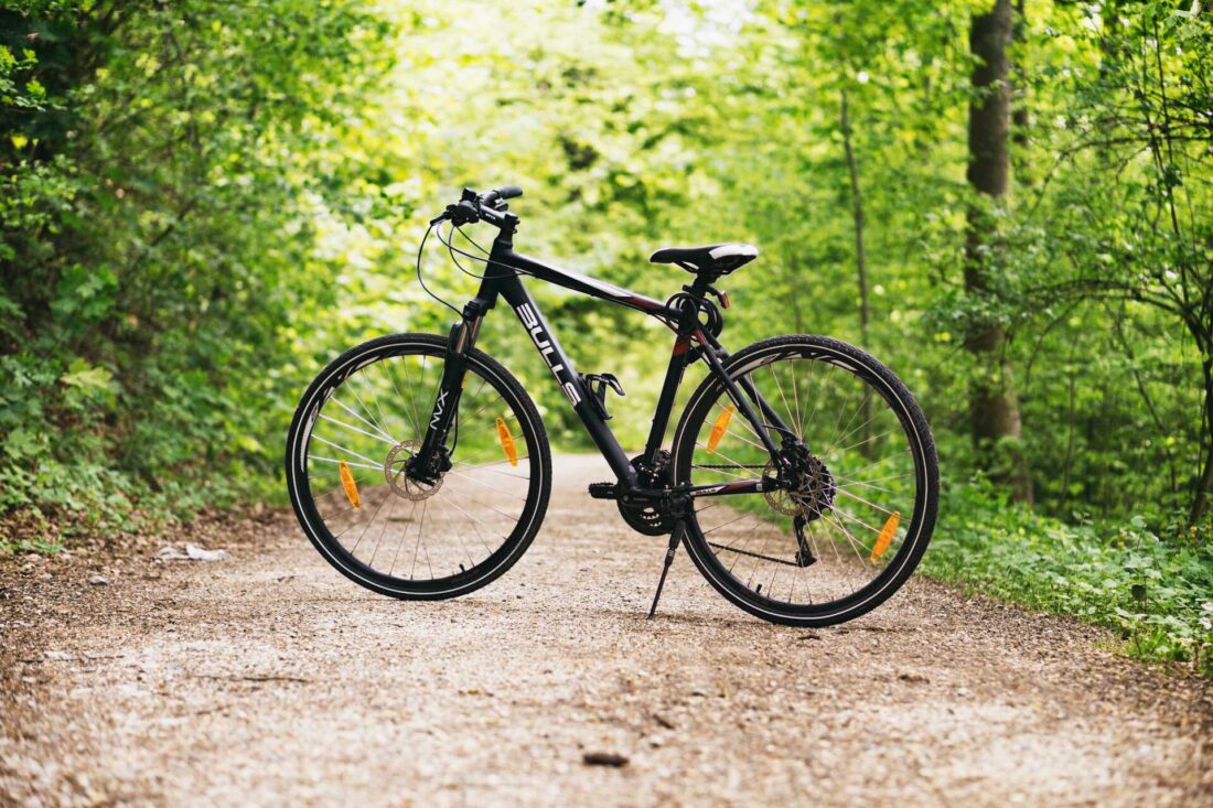 black Bicycle in the park
